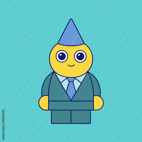 Peon cartoon vector art Illustration 