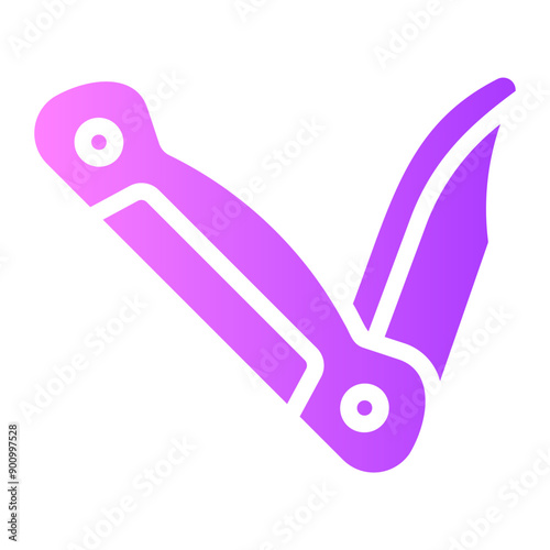 pocket knife Gradient icon