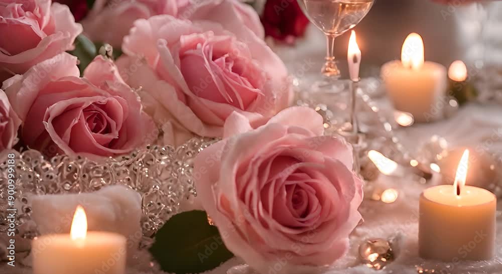Love in the Soft Glow: A Romantic Candlelit Dinner for Two Love in the Soft Glow: A Romantic Candlelit Dinner for Two