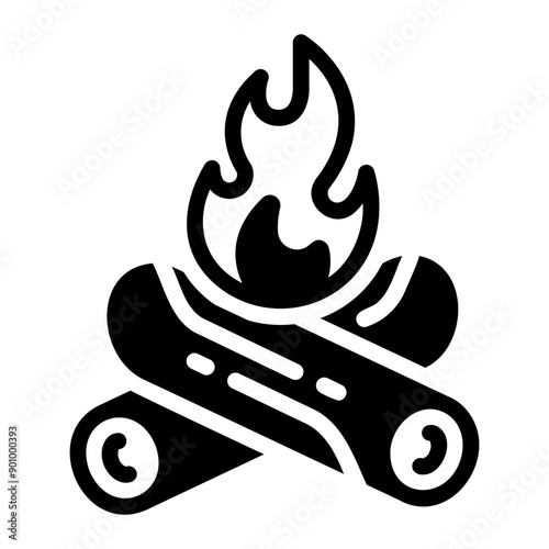bonfire Solid icon