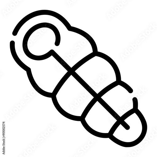 sleeping bag Line Icon