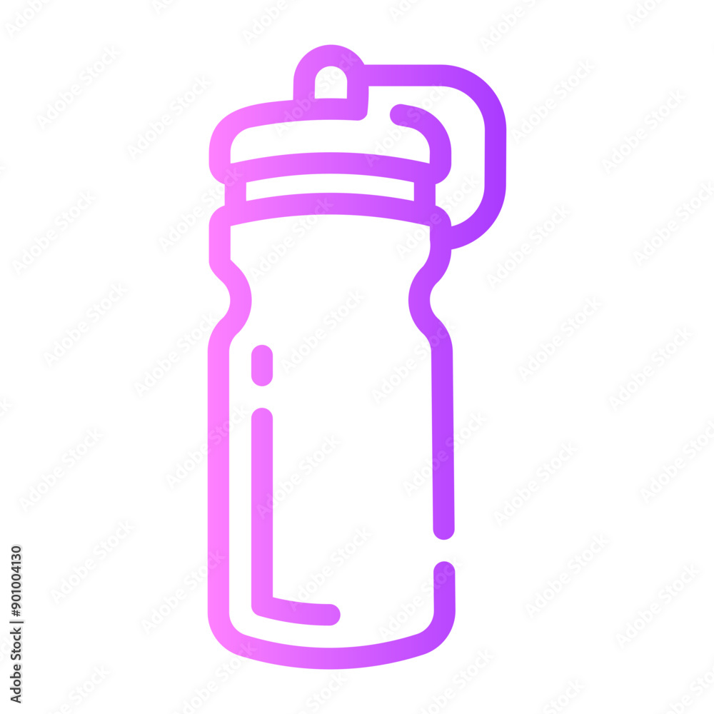 water bottle Line Gradient Icon water bottle Line Gradient Icon