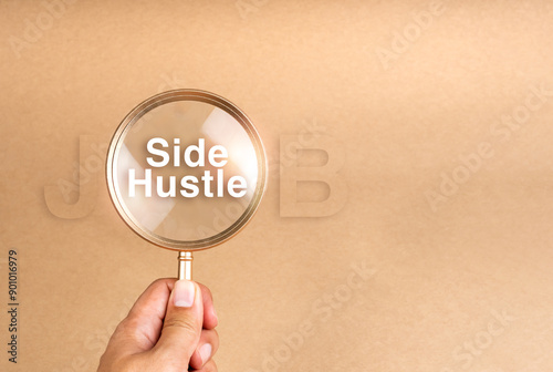 Obraz na plátně Side jobs, finding second work and searching extra income concepts