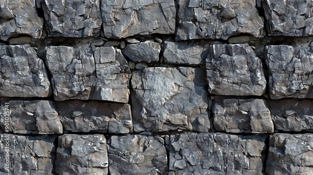 A close-up of a textured stone wall. A close-up of a textured stone wall.