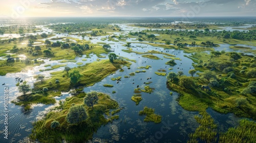 Okavango Delta Lush wetlands and wildlife in Botswana