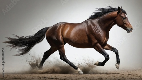 horse running