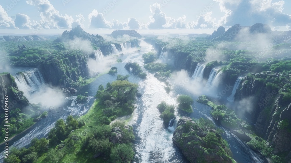 Victoria Falls Stunning waterfalls on the Zambezi River Victoria Falls Stunning waterfalls on the Zambezi River
