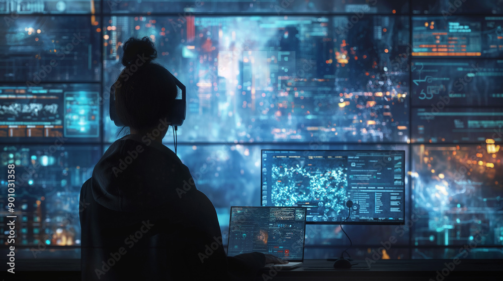 graphic depicting remote work communication