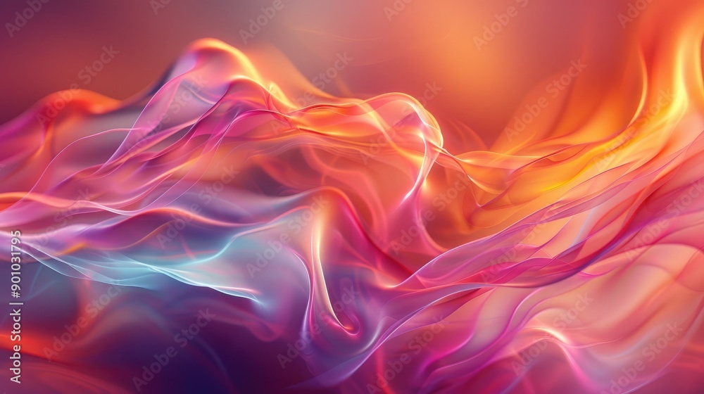 Abstract, colorful fluid dynamics in motion Abstract, colorful fluid dynamics in motion