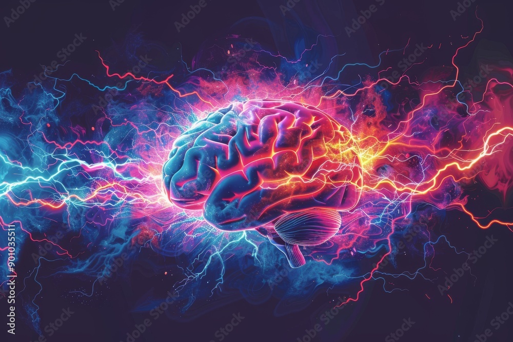 Brain with Electric Energy Pulses Representing Neural Activity and Cognitive Function Brain with Electric Energy Pulses Representing Neural Activity and Cognitive Function