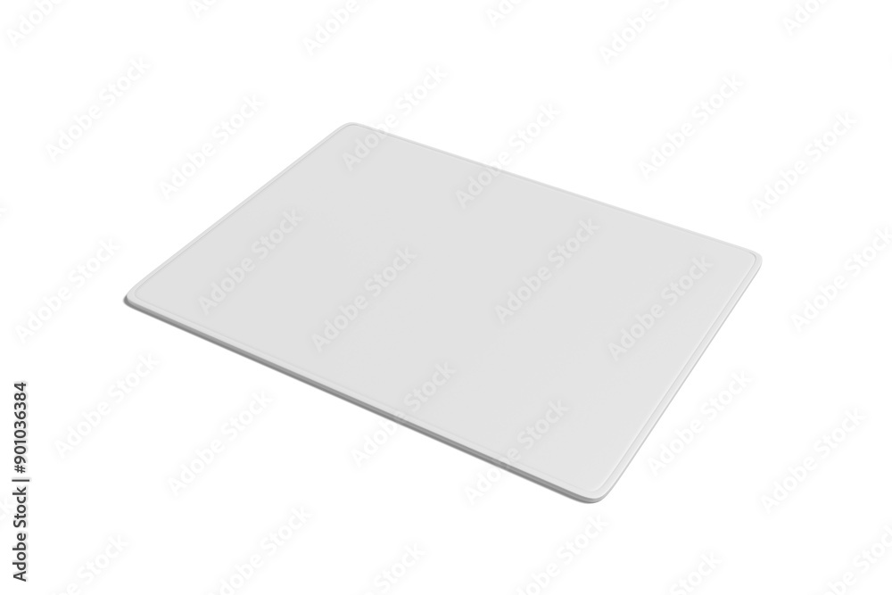 Half View of Mouse Pad, 3D Illustration Half View of Mouse Pad, 3D Illustration