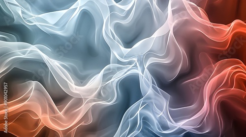 Abstract digital background. Can be used for technological processes, neural networks and AI, digital storages, sound and graphic forms, science, education, etc