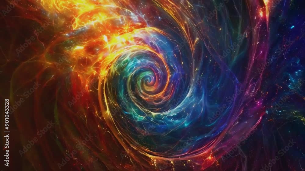 Abstract swirling pattern in vibrant colors. Abstract swirling pattern in vibrant colors.