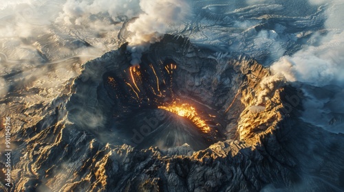 Mount Bromo, Indonesia - Active volcano with surrounding caldera