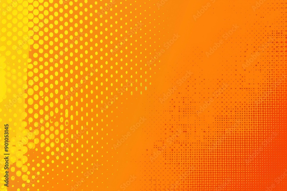 Abstract Orange and Yellow Dotted Background Abstract Orange and Yellow Dotted Background