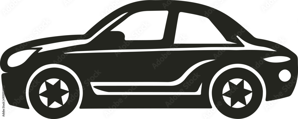 A dynamic car vector design showcasing a sleek, aerodynamic silhouette with bold lines and smooth curves. The design uses vibrant colors and subtle gradients to highlight speed and modernity. A dynamic car vector design showcasing a sleek, aerodynamic silhouette with bold lines and smooth curves. The design uses vibrant colors and subtle gradients to highlight speed and modernity.