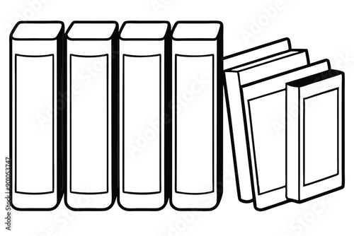 Non-Fiction Books Minimalist Line Art Illustration Trends Gallery