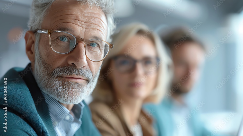 A financial advisor explaining investment options to a couple A financial advisor explaining investment options to a couple