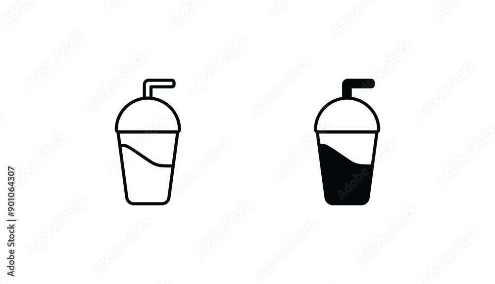 Drink icon design with white background stock illustration Drink icon design with white background stock illustration