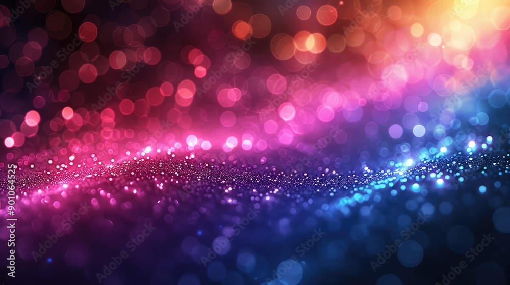 Radiant, shiny lines in a dark, abstract background Radiant, shiny lines in a dark, abstract background