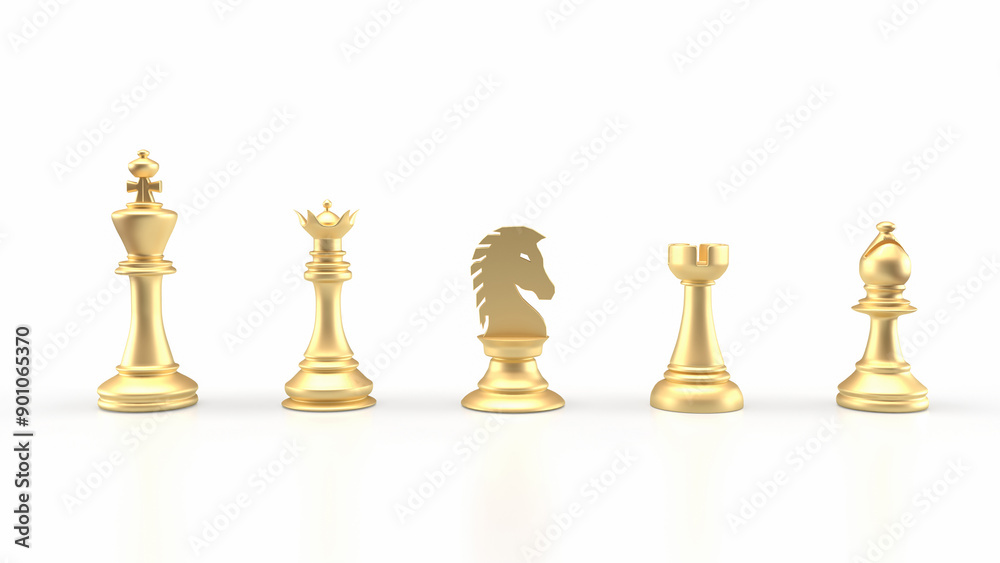 The Chess for Business concept 3d rendering. The Chess for Business concept 3d rendering.