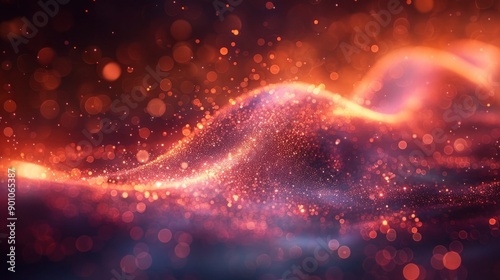 Enchanting Magic Particle Trail Title Design for Creative Projects