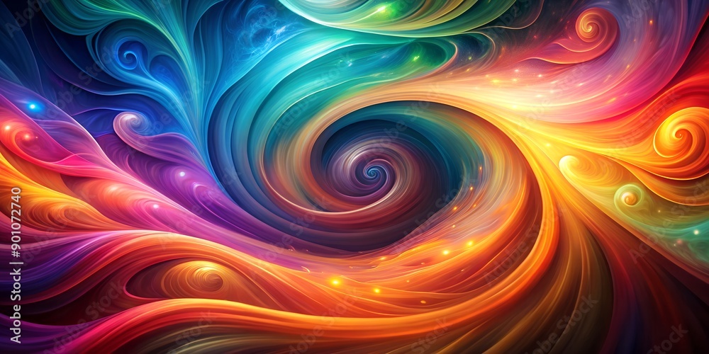 Vivid abstract swirls of colourful energy AI-Created Content, energetic, abstract, mesmerizing, colorful Vivid abstract swirls of colourful energy AI-Created Content, energetic, abstract, mesmerizing, colorful