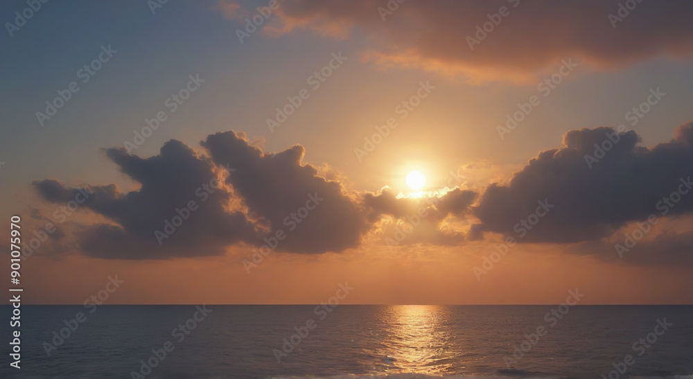 sunset over the ocean sunset over the ocean