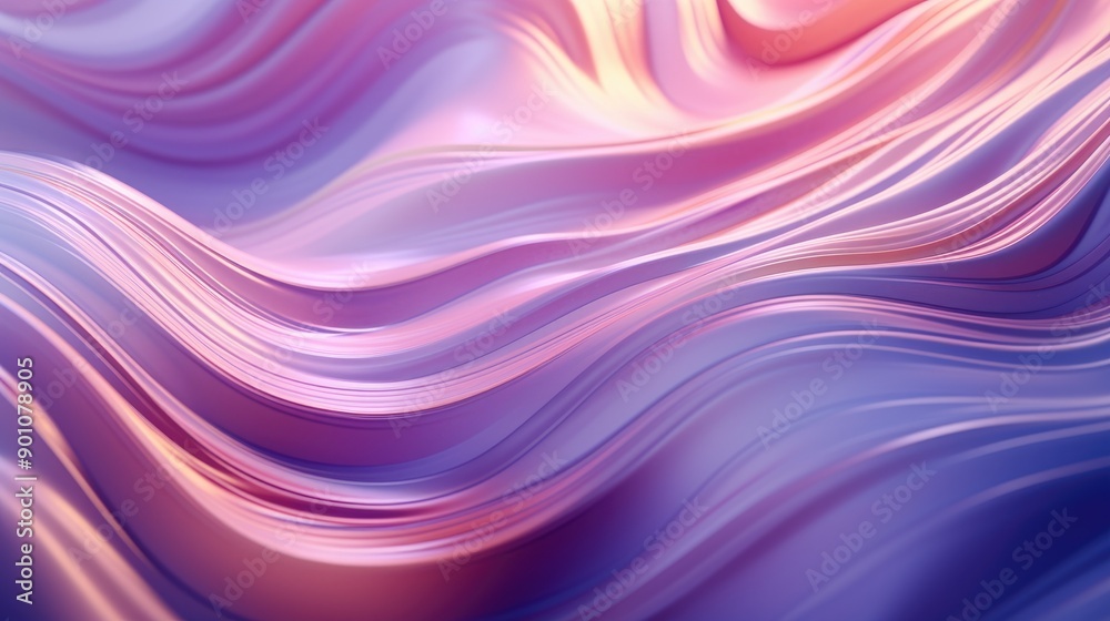 Shiny digital texture with fluid transitions