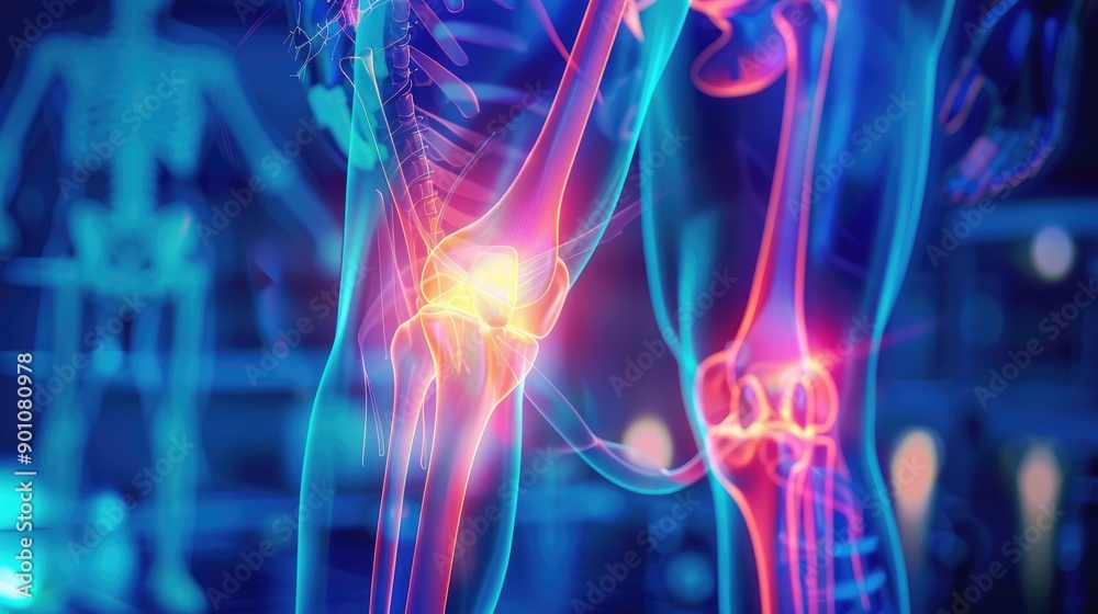 Physical therapy for sciatica, showing discomfort and musculoskeletal treatment. Physical therapy for sciatica, showing discomfort and musculoskeletal treatment.