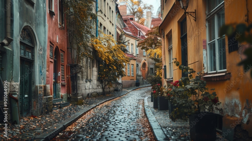 Fototapeta premium Riga, Latvia - Historic architecture and charming cityscape