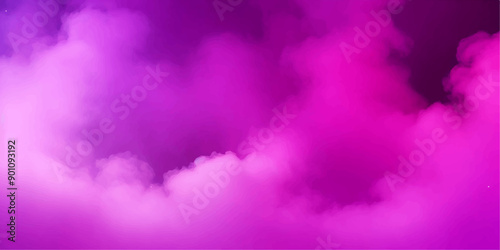 Purple and pink background. Abstract smoke fog or clouds in center with dark border grunge design. Colorful violet purple and pink background.	