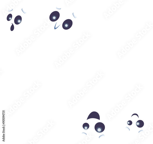 Halloween font, ghosts or funny boo as quotation marks for horror holiday alphabet, cartoon vector. Halloween font punctuation sign of quotation marks as cute boo ghosts or horror creature characters