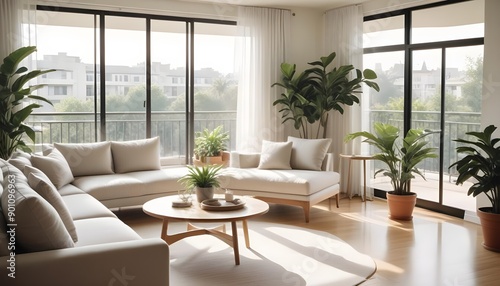 Photo interior modern design room 3d illustration