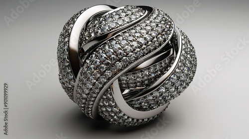 Luxurious Diamond Rings with Words,