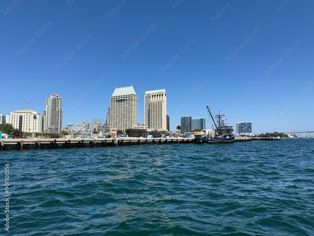 Fototapeta premium Beautiful San Diego Skyline 