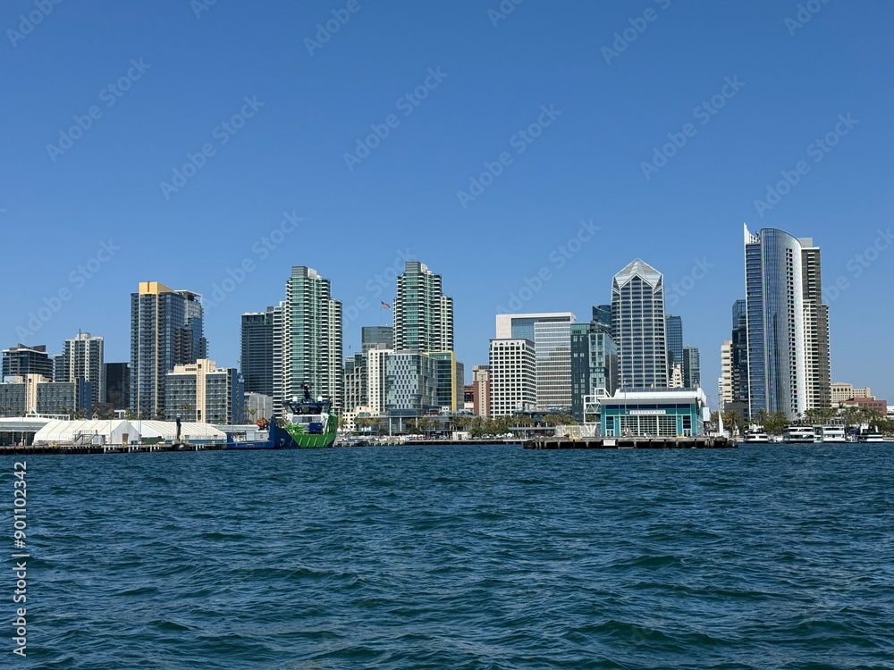 Fototapeta premium Beautiful San Diego Skyline 