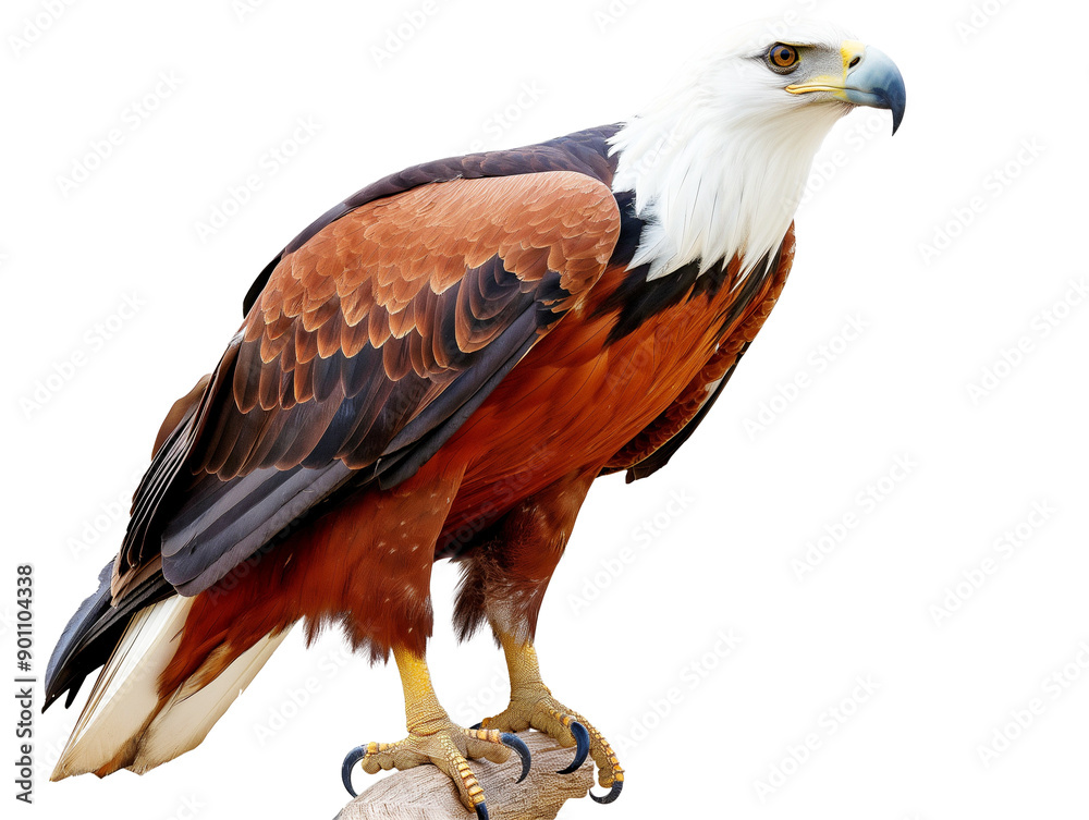 African Fish Eagle isolate isolate is on transparent background African Fish Eagle isolate isolate is on transparent background