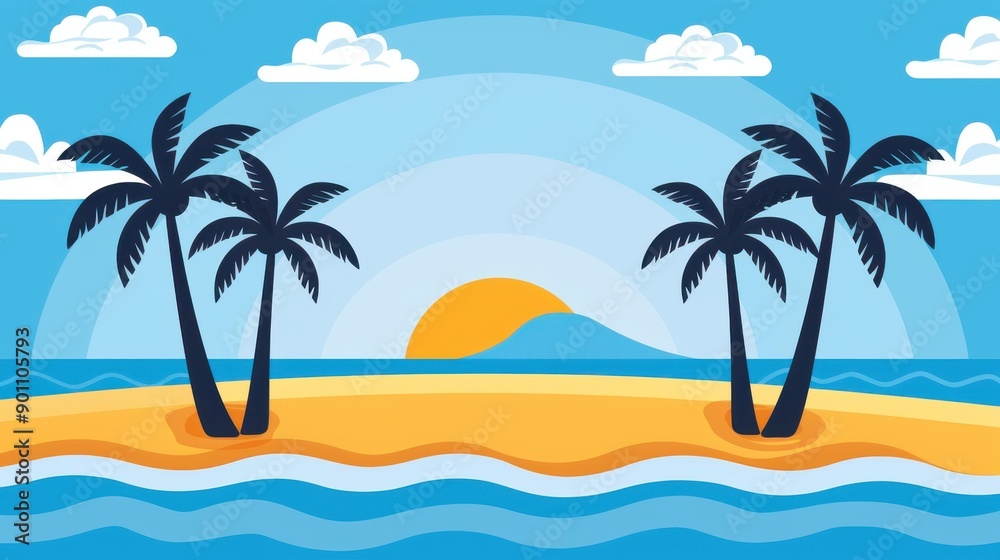 Lush palm tree background with vibrant coconut trees, perfect for evoking a summer vibe in any setting. Ideal for tropical themes. Lush palm tree background with vibrant coconut trees, perfect for evoking a summer vibe in any setting. Ideal for tropical themes.