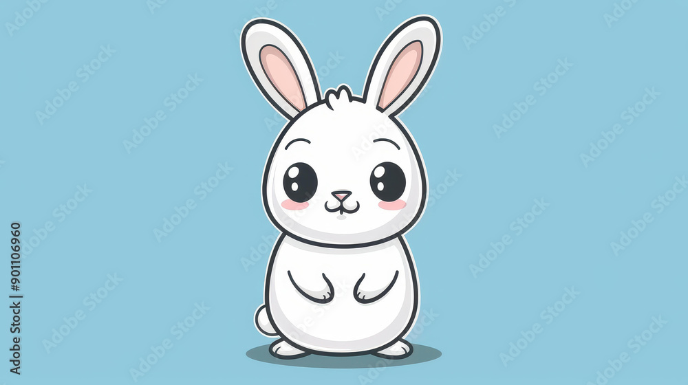 Cute cartoon rabbit, vibrant and cuddly, perfect for joyful designs and charming illustrations that spread happiness. Cute cartoon rabbit, vibrant and cuddly, perfect for joyful designs and charming illustrations that spread happiness.