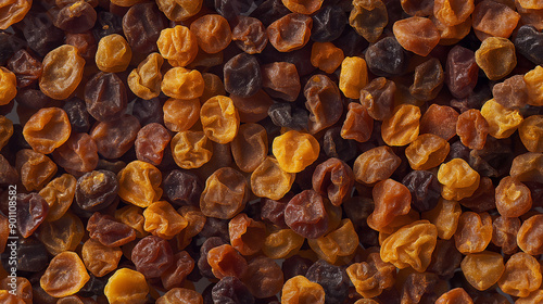 close up photo of Dried goldenberries fill in the frame photo