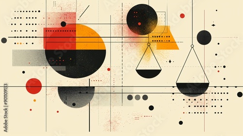 Abstract Justice: Scales, Circles, and Lines