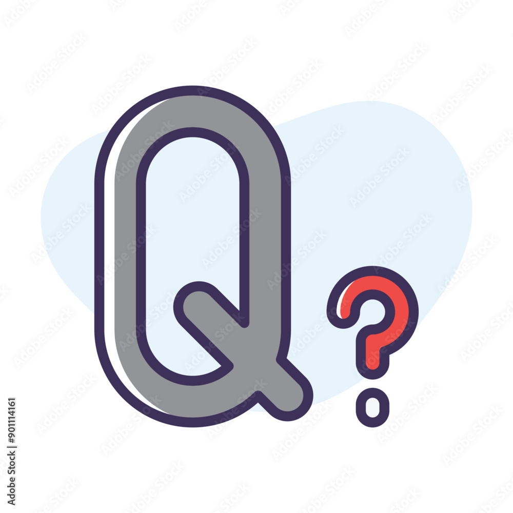 Q icon vector icon Q icon vector icon