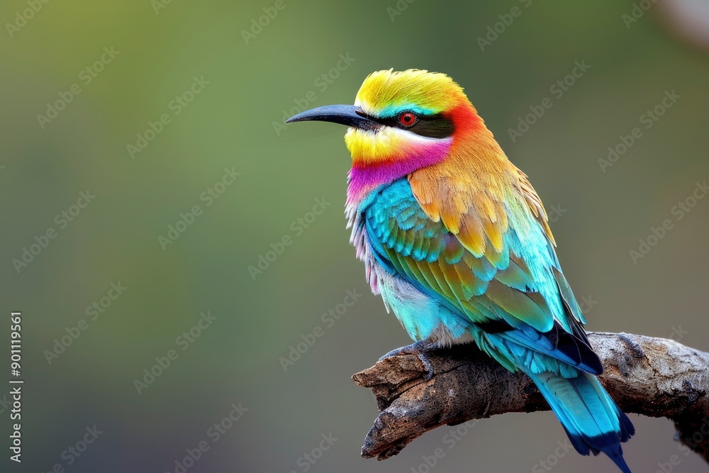 A colorful bird, HD, photo with generative ai A colorful bird, HD, photo with generative ai
