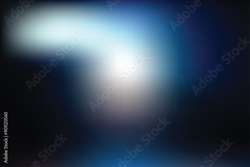 A Blurry Abstract Background With a Symphony in Blue and Black