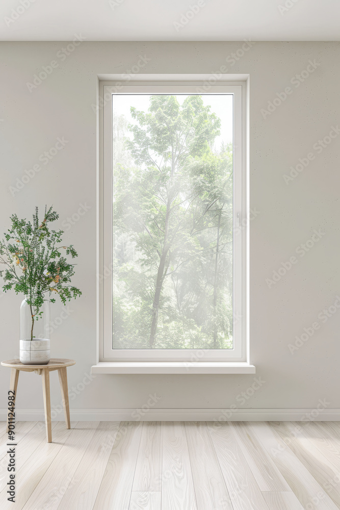 Elegant interiors composition with minimal furniture and natural window lighting. Interiors design luxury image. Elegant interiors composition with minimal furniture and natural window lighting. Interiors design luxury image.