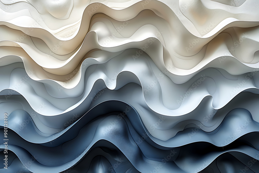 3d Elegant Smooth Wave 3d Background. textured wall in the form of waves 3d Elegant Smooth Wave 3d Background. textured wall in the form of waves