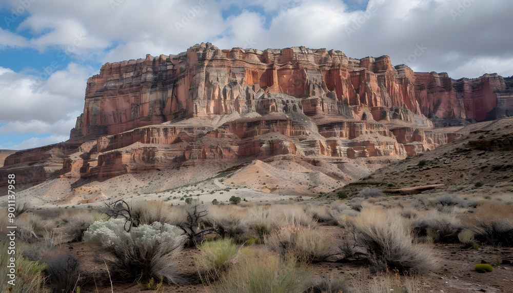 Fototapeta premium beautiful landscape waterfall