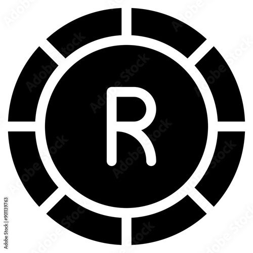 rand, coin, currency, money, cash Icon