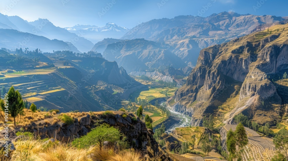 Colca Canyon Peru One Of The Deepest Canyons In The World This Colca Canyon Peru One Of The Deepest Canyons In The World This